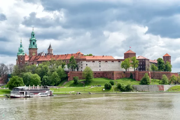 Cracow - view of the Wawel Castle